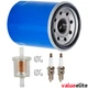 Oil Filter with Spark Plug Fuel Filter For Honda GXV340 GXV390 GXV520 GXV530 Eng