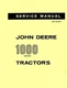 John Deere Model 1010 RU RUS RS UR O 1000 Tractor Service Shop Repair Manual JD