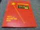 Cleveland JS36 Trencher Parts Catalog & Owner Operator Instruction Manual 305314