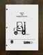 500 Gas & Diesel Forklift Service Overhaul Repair Manual Fits Clark C500 OH-339