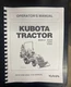  BX23S LA340 BT603 Tractor Operator Instruction Maintenance Manual Kubota