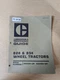 Caterpillar 824 834 Wheel Tractors Lubrication & Maint Guide Manual