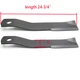 Rotary Cutter Blades 11150 for Bush Hog 315 1315 2315 2415 2615 2615L 3715 Set 2