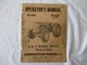 Minneapolis-Moline M-602 tractor operator's manual S-344