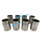 8PCS Cylinder Liner For Mitsubishi 8DC2 Excavator Engine Parts