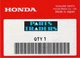 NOS Genuine Honda Push Rod EB3800X EB3500XK1 EM3500X EX3300S EX3500 HT-R3009