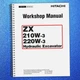 HITACHI ZX 210W-3 220W-3 EXCAVATOR WORKSHOP MANUAL - LOOP FIXED - TOUGH COVERS