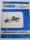 FORD 38" MOWER ATTACHMENT 9607439 OPERATOR'S MANUAL 1989  LAWN TRACTOR 