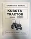  B1550HST B1750 Tractor Operator Maintenance Manual Instruction Kubota 1550 1750