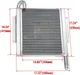 Oil Cooler Assembly 20T-03-81211 For Komatsu PC30R-8 PC35R-8 PC40R-8 PC45R-8