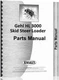 Gehl HL 3000 Skid Steer Loader Parts Manual Catalog