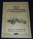 ALLIS CHALMERS TS-260 TR-260 MOTOR SCRAPER PARTS MANUAL BOOK S/N 4001-DOWN