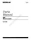 Caterpillar Cat 950 Wheel Loader Parts Catalog Manual UE070123