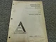 Allis Chalmers D175 D262 Engine Power Unit Owner Operator Maintenance Manual 