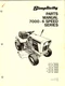 Simplicity Lawn Tractor 7000-6 speed series parts manual 10HP 1690204 42" 48"