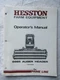 1984 Hesston 6665 Auger Header  Operator's Manual