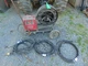 Lincoln Electric SQUIRT LN-9 Welder 115V Wire Feeder with Leads Cart UNTESTED