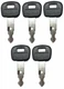 5 KEY FOR Kubota SVL90 SVL90-2 SVL95-2 U15 U17 U25S U35 U35-4 U35S U35S2 U45S