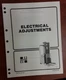 Electrical Adjustments Hyster Manual 2200 SRM 381