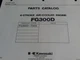 kawasaki FG300D - FS02 AIR ENGINE ILLUSTRATED PARTS CATALOG