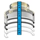 707-99-43100 Boom Lift Cylinder Seal Kit Fits Komatsu WA180-1 WA200-1
