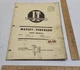 MASSEY-FERGUSON - SHOP MANUAL No. MF-20 - I&T Shop Service - listing #4600