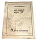 USED PARTS CATALOG FOR ALLIS CHALMERS DISC HARROW WK 9001348