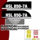 Kit 36 Adesivos Vinil UV SPTS Compat&iacute;vel Hyundai HSL 850-7A