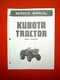 KUBOTA DIESEL TRACTOR MODEL L225DT SERVICE MANUAL