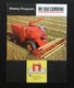 1963 MASSEY-FERGUSON "MF 300 COMBINE" SALES CATALOG BROCHURE VERY GOOD SHAPE