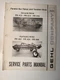 Gehl Parallel Bar Rakes & Tandem Hitch 412, 452 Service Parts Manual No. 904220