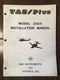 B & D Instruments TAS/Plus Model 2504 Install Manual