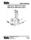 Yale MSW030-E, MSW040-E C820 C821 Pallet Jack Forklift Parts Catalog Manual PDF
