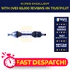 Drive Shaft fits FORD FOCUS Mk3 1.0 Front Left 12 to 20 Manual Transmission NAPA
