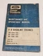 1972 - FORD - V8 - ( 330/361/391 ENGINE ) Maintenance & Operator's/Owners Manual