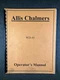 Allis Chalmers WD-45 tractor operator&rsquo;s manual comb-bound