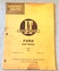 Vintage Ford Tractor Shop Manual Series 6000 