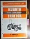 Kubota L305 L305DT Tractor Illustrated Parts List Manual 07909-56501 5/81 + Coup