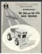 International Cub Cadet QA-36A & QA-42A Snowthrower Blower Operators Manual 20 p