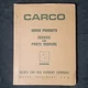 CARCO 60-PS PSM PSC WINCH SERVICE & PARTS MANUAL 750 755 850 855 LOADER TRACTOR