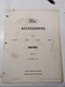 FORD ACCESSORIES 2000 3000 4000 5000 TRACTORS 1965 CATALOG PART LIST BOOK MANUAL
