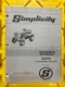 SIMPLICITY Baron Garden Tractor 3414S Owners Operators Manual