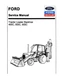 Ford 455C, 555C, 655C Tractor Loader Backhoe Service Manual Repair Shop Book