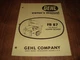 Gehl FB 87 Hi-Throw Hopper Blower Owner's Manual Form No. 610306
