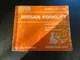 Nissan KH02 Forklift Parts Catalog Manual   C-F260U    1996