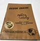 CAT Caterpillar D8800 ENGINE Parts Catalog 9J6001 To 9J6424 Form 9542