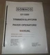 GOMACO GT-3300 TRIMMER SLIPFORM PAVER OPERATION & MAINTENANCE MANUAL BOOK