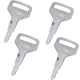 4X Keys S8077 3691975190 For Kubota M100XDTC M105SDT M108XDTC M9960HFC M9000