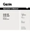 GENIE Z-45/25 J OPERATOR MANUAL REPRINTED AUG 2012 EDITION