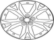 42611-78231 Toyota Wheel, disc 4261178231, New Genuine OEM Part